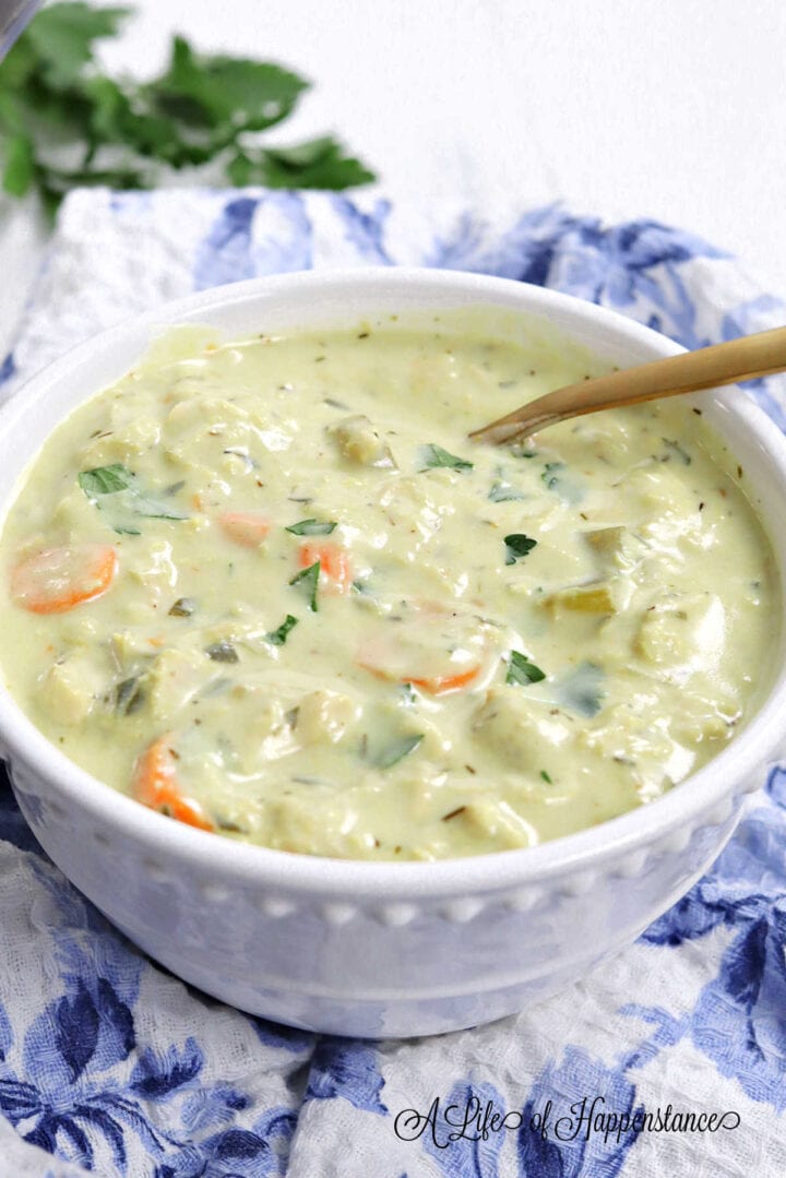 Dairy Free Creamy Chicken Soup (SCD, Paleo, Gluten Free)