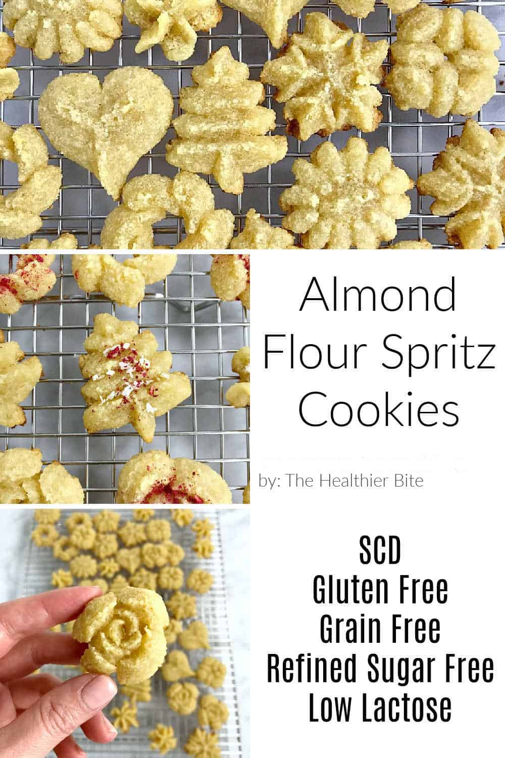 Almond Flour Spritz Cookies (SCD, Gluten Free, Grain Free)